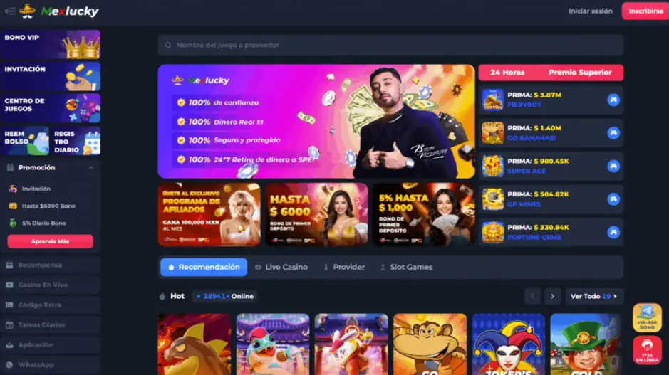 Mexlucky casino sitio
